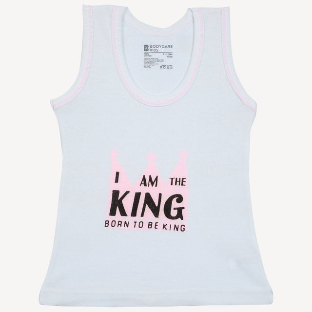 Baby Boys Vest Round Neck Sleeveless Pack of 3 - Bodycare