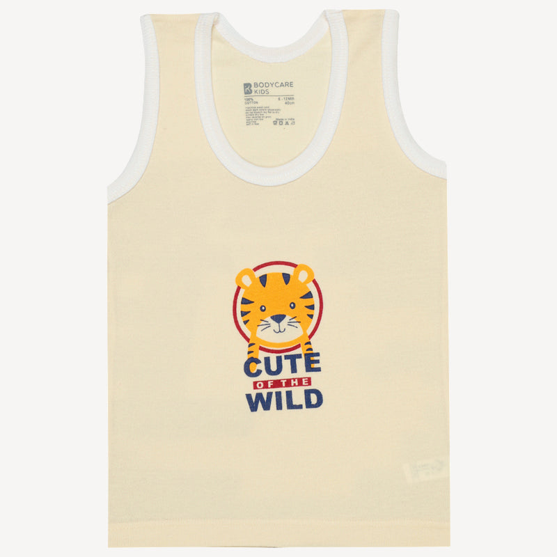 Baby Boys Vest Round Neck Sleeveless Pack of 3