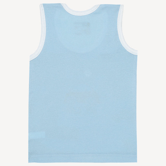 Baby Boys Vest Round Neck Sleeveless Pack of 3 - Bodycare