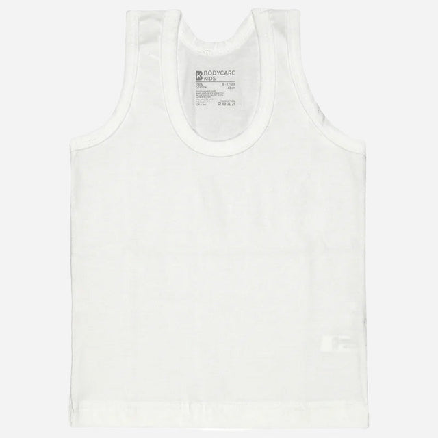 Baby Boys 100% Cotton Vest Round Neck Sleeveless Pack of 6 - Bodycare
