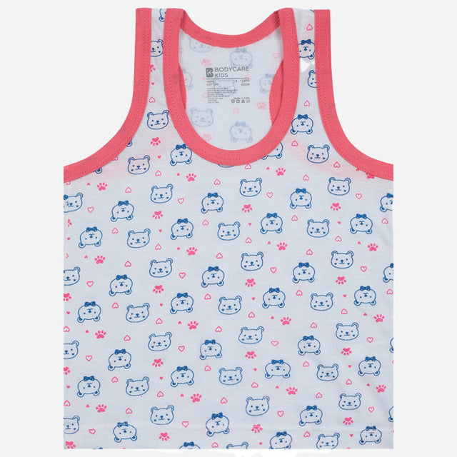 Baby Boys Vest Round Neck Sleeveless Pack of 6 - Bodycare