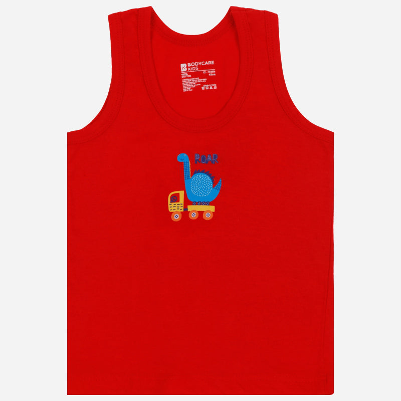 Bodycare Boys Round Neck Sleeveless Vest Pack Of 3