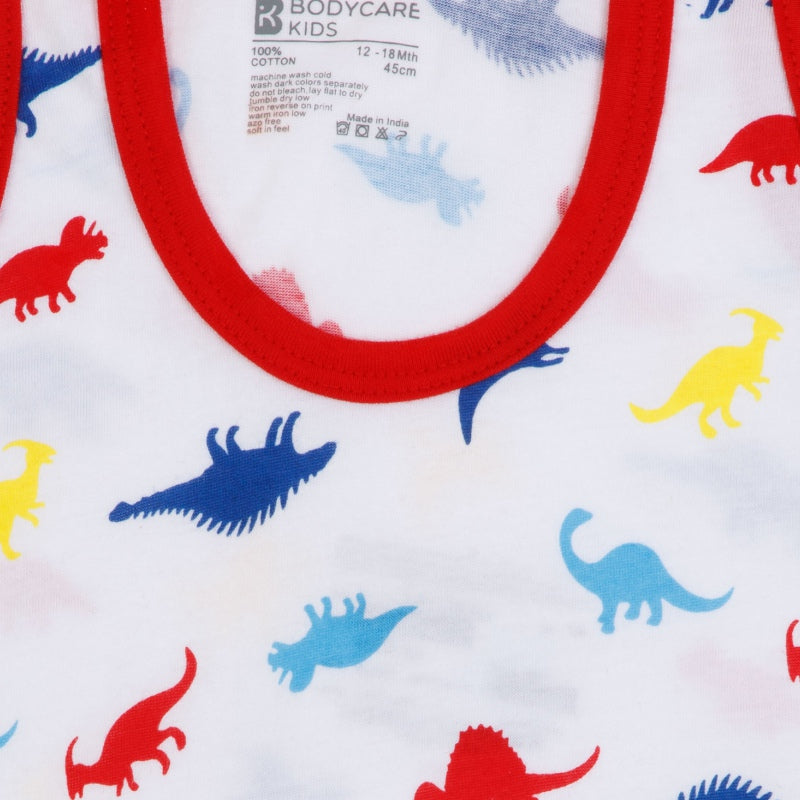 Bodycare Boys Round Neck Sleeveless Vest Pack Of 3