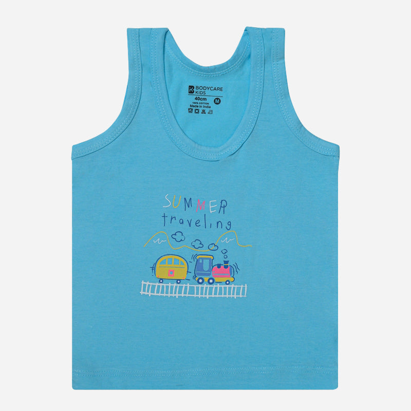 Baby 100% Cotton Vest Round Neck Sleeveless Pack of 3 - Bodycare