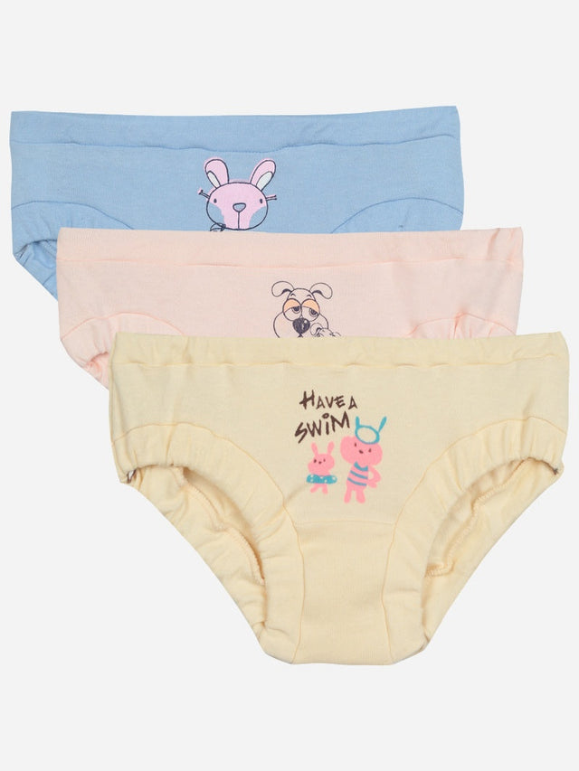 Baby Girls Panty Inner Elastic Pack of 3 - Bodycare