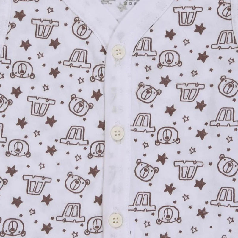 Unisex Vest Front Open Sleeveless Pack of 3