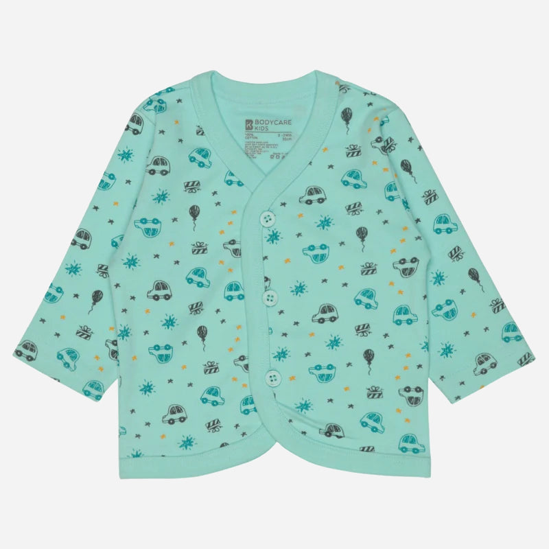 Bodycare Unisex Front open Printed Top Pack Of 3