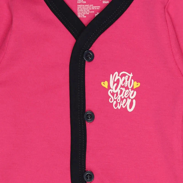 Unisex Baby Top Front Open Pack of 3 - Bodycare