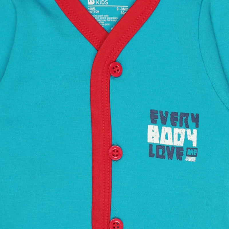 Unisex Baby Top Front Open Pack of 3 - Bodycare
