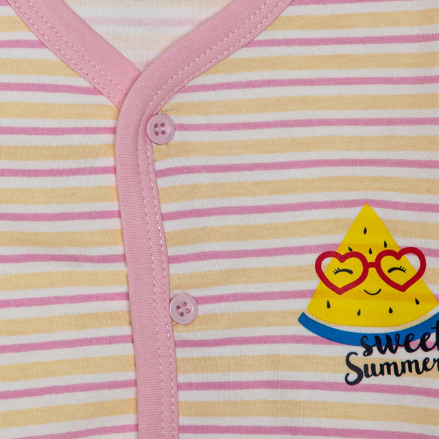 Unisex Baby Vest Front Open Full Sleeves Pack of 3 - Bodycare