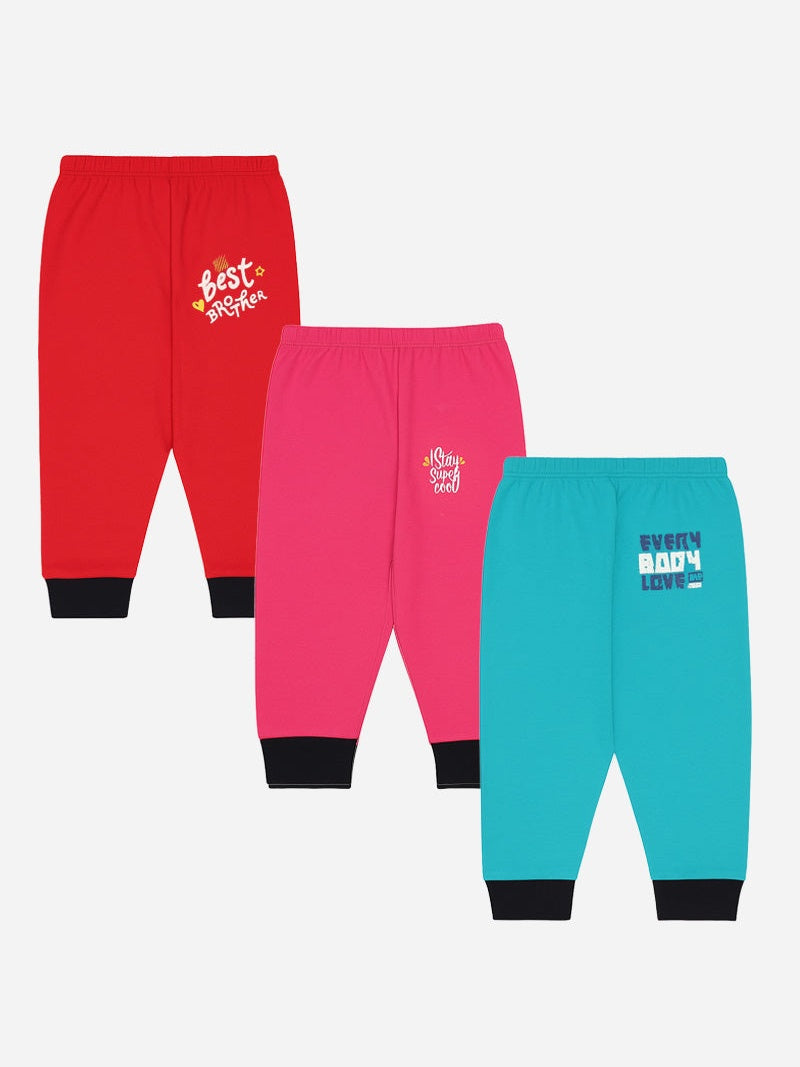 Bodycare Unisex Solid Pajami Pack Of 3