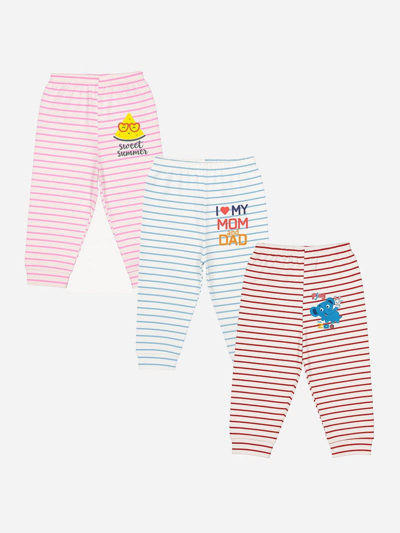 Bodycare Striped Pajami Pack Of 3