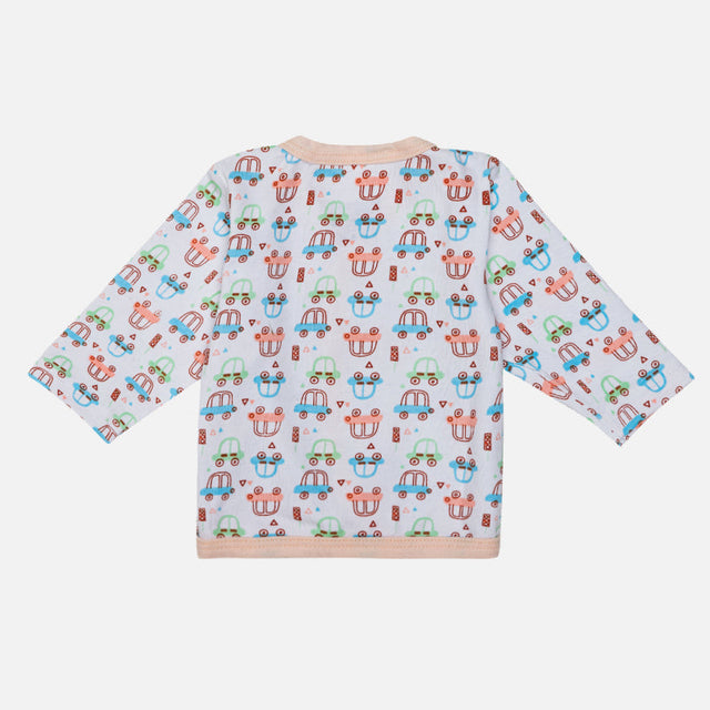 Unisex Baby Night Suit Front Open Full Sleeves - Bodycare