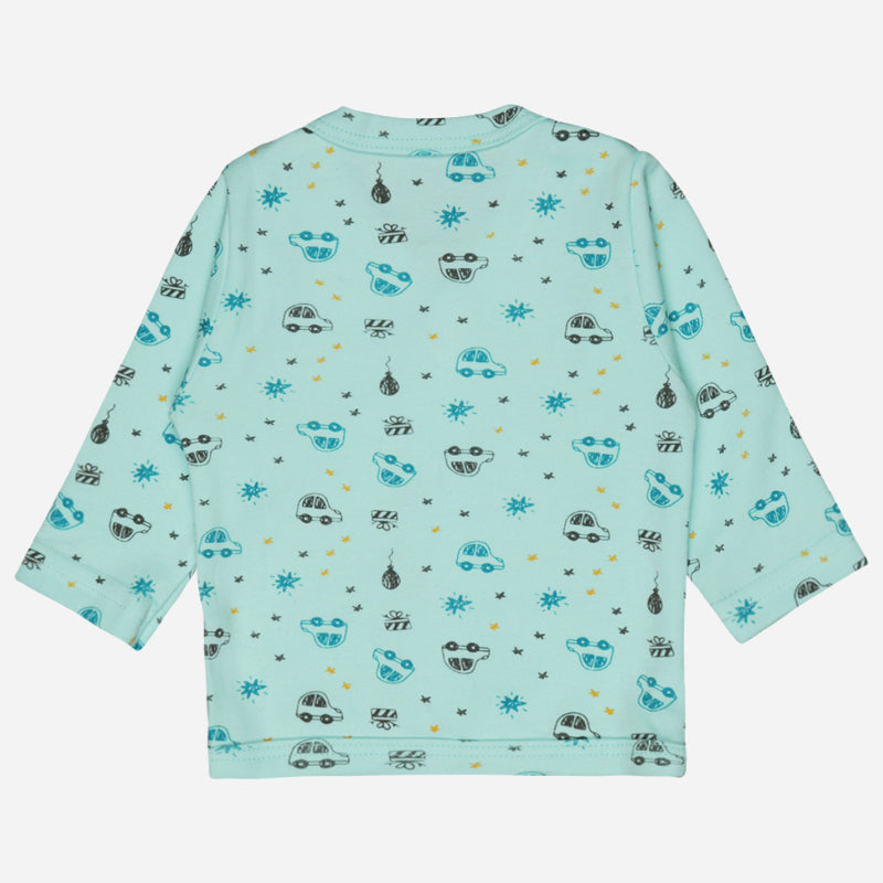 Unisex Baby Night Suit Front Open Full Sleeves - Bodycare