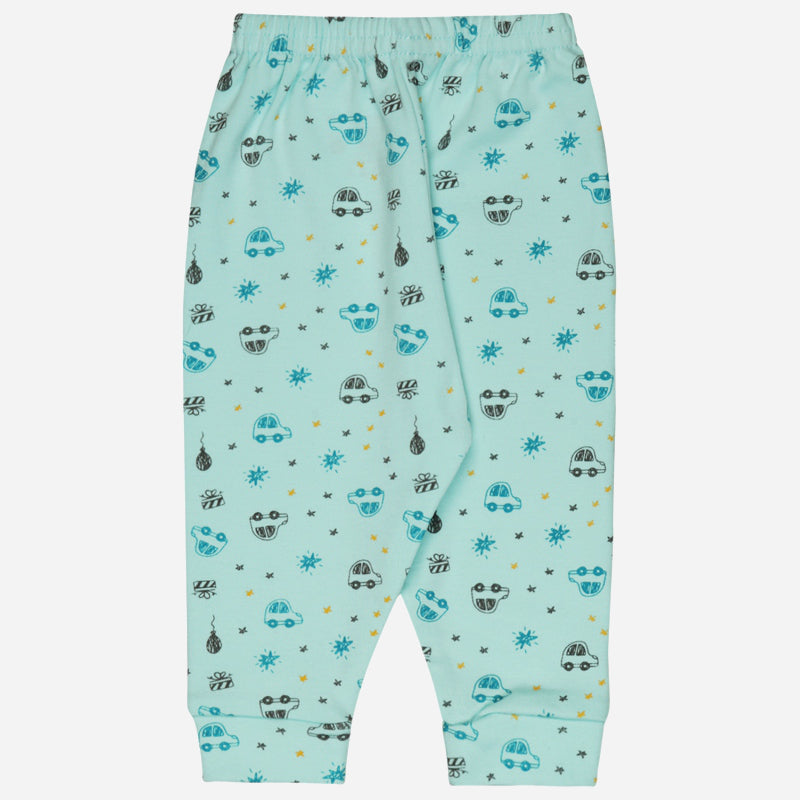 Unisex Baby Night Suit Front Open Full Sleeves - Bodycare