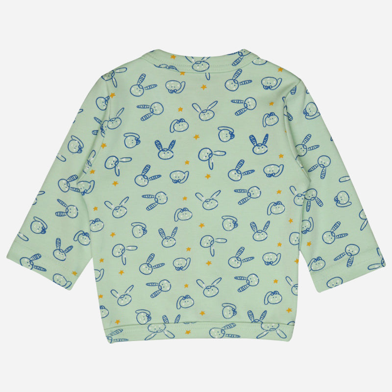 Unisex Baby Night Suit Front Open Full Sleeves - Bodycare