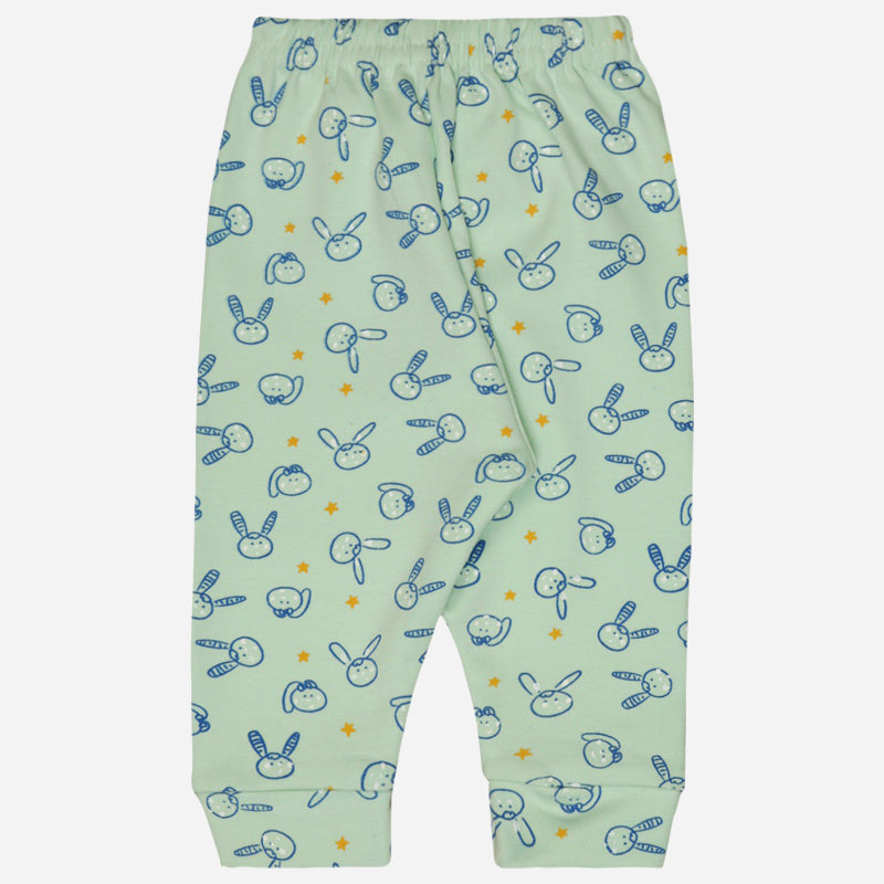 Unisex Baby Night Suit Front Open Full Sleeves - Bodycare