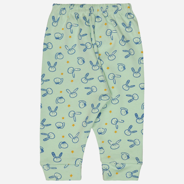 Unisex Baby Night Suit Front Open Full Sleeves - Bodycare