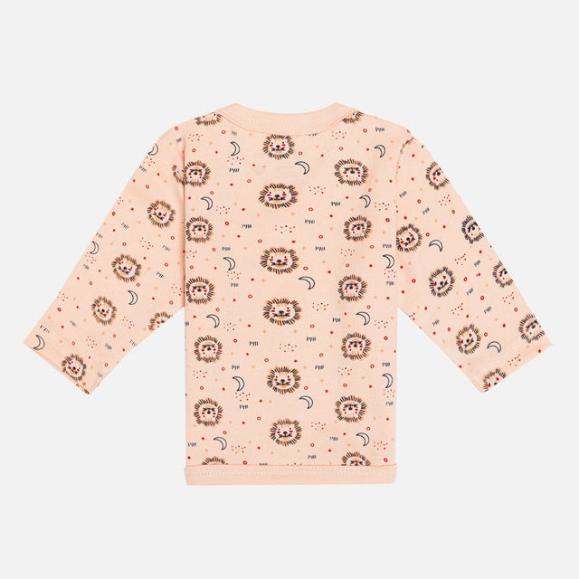 Unisex Baby Night Suit Front Open Full Sleeves - Bodycare