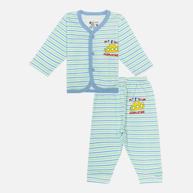 Unisex Baby Front Open Full Sleeves - Bodycare