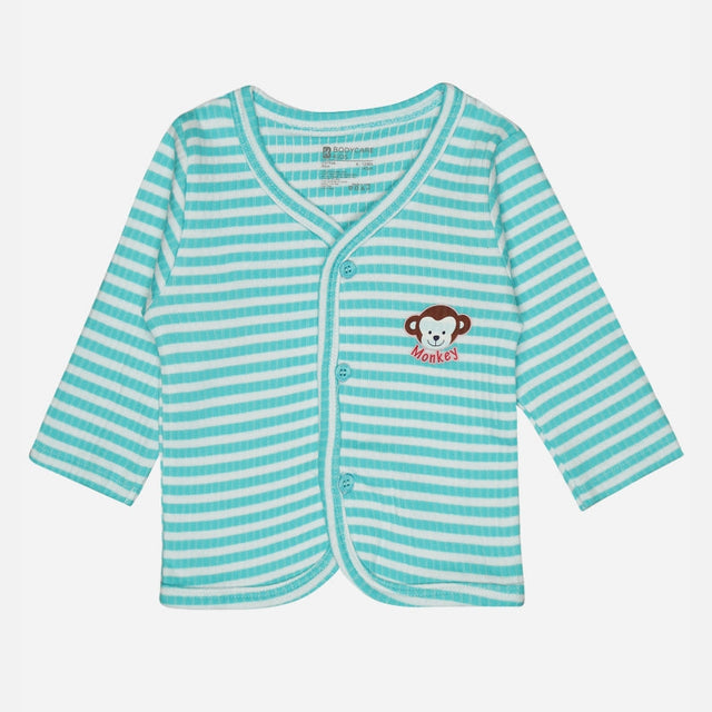Unisex Baby Thermal Top Front Open Full Sleeves Pack of 3 - Bodycare