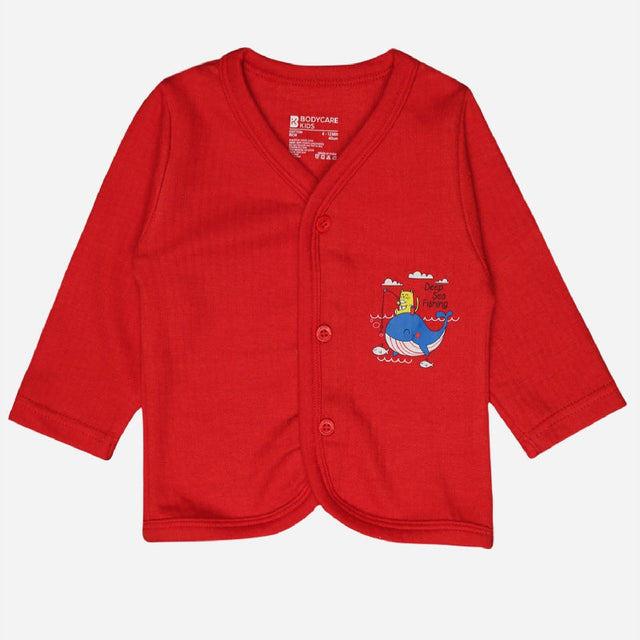 Unisex Baby Thermal Top Front Open Full Sleeves Pack of 3 - Bodycare