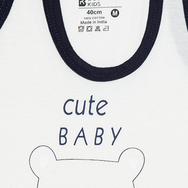Unisex 100% Cotton Set Round Neck Sleeveless - Bodycare