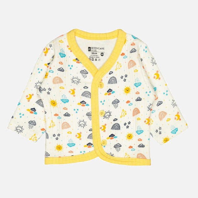 Baby Thermal Top Front Open Full Sleeves Pack of 3 - Bodycare