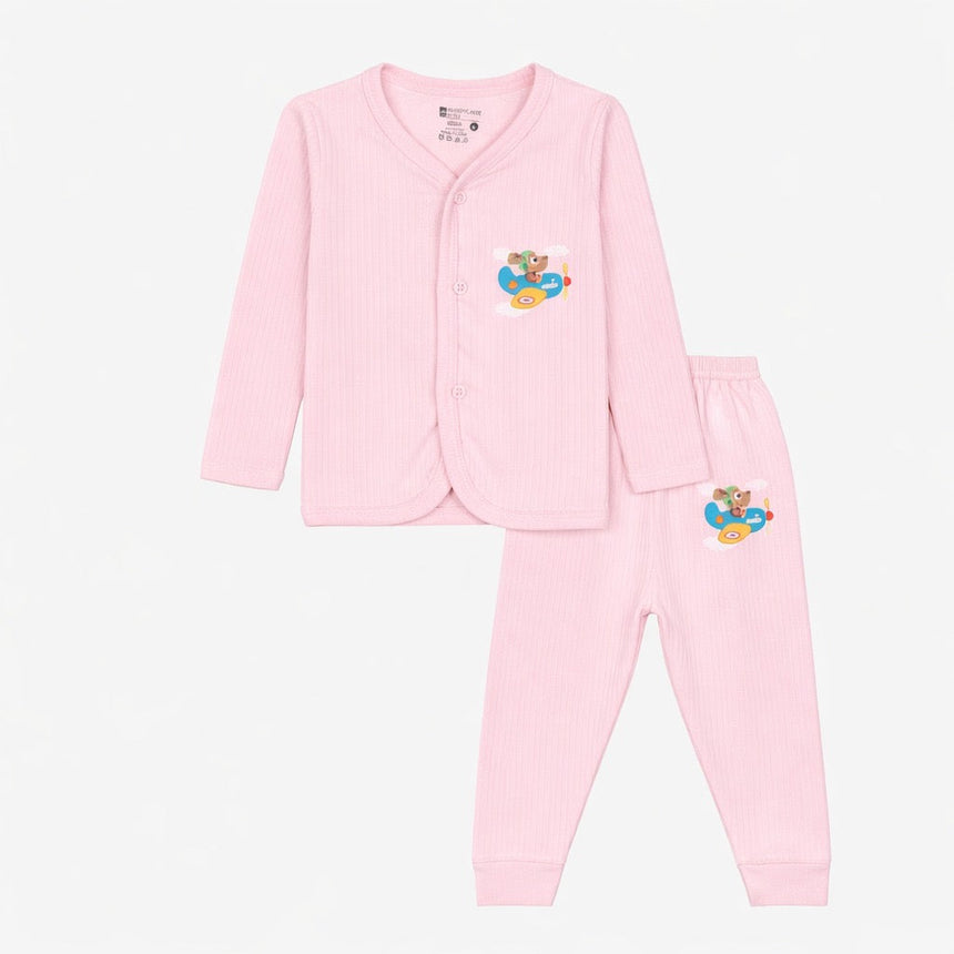 Unisex Baby Thermal Set Front Open Full Sleeves Pack of 1 - Bodycare