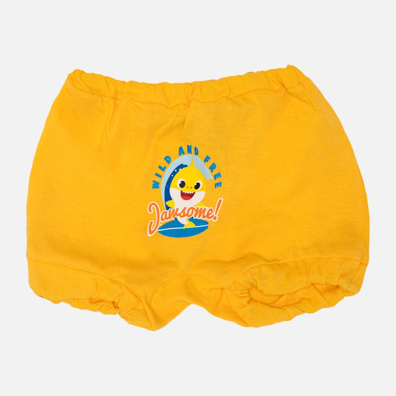 Bodycare Baby Shark Unisex Trunk Solid Pack Of 3 - Assorted
