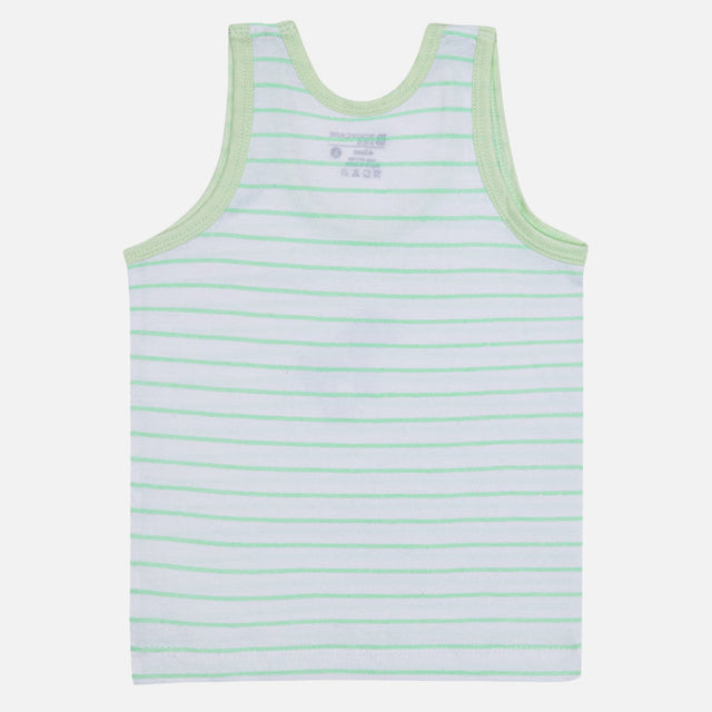 Boys Cotton Vest Round Neck Sleeveless Pack of 3 - Bodycare