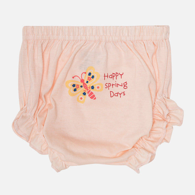 Girls 100% Cotton Panty Inner Elastic Pack of 3 - Bodycare