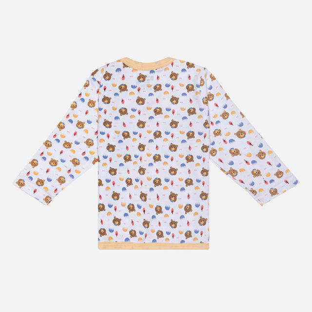 Boys Vest Front Open Full Sleeves Pack of 3 - Bodycare
