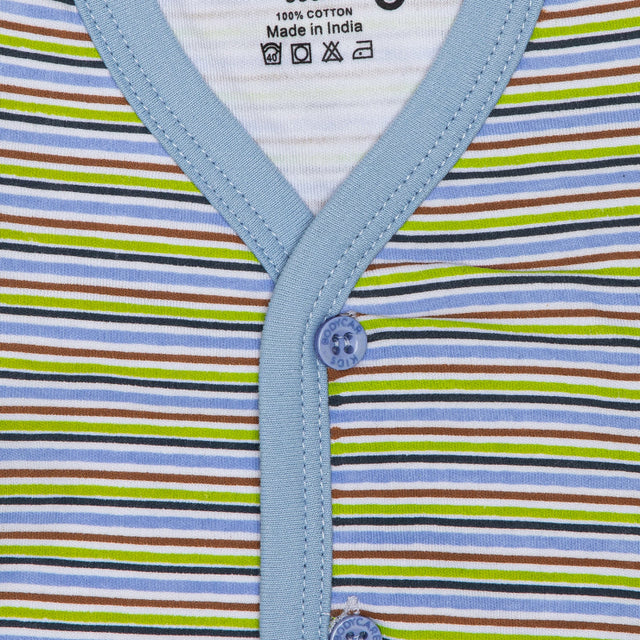 Boys Night Suit Front Open Full Sleeves Pack of 1 - Bodycare