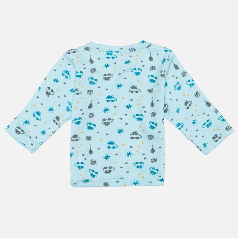 Bodycare Unisex Front Open Pajami Suit Full Sleeves - Assorted