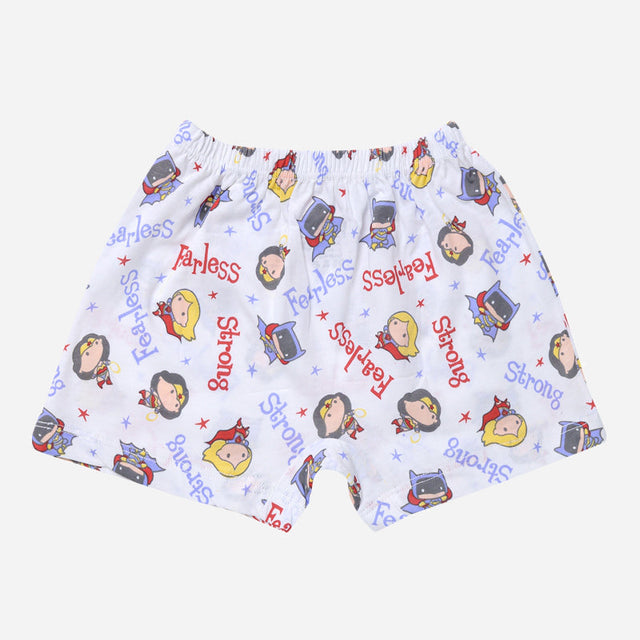 Baby Justice League 100% Cotton Trunk Inner Elastic Pack of 3 - Bodycare