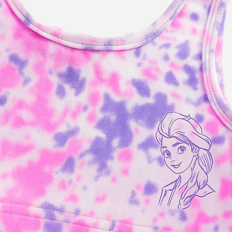 Frozen Girls Crop Top Round Neck Sleeveless Pack of 2 - Bodycare