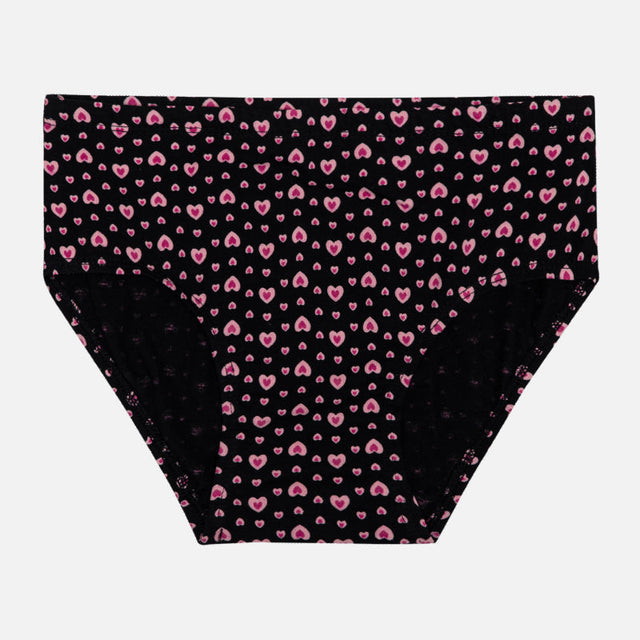 Girls Cotton Hipster Panty Inner Elastic Pack of 3 - Bodycare