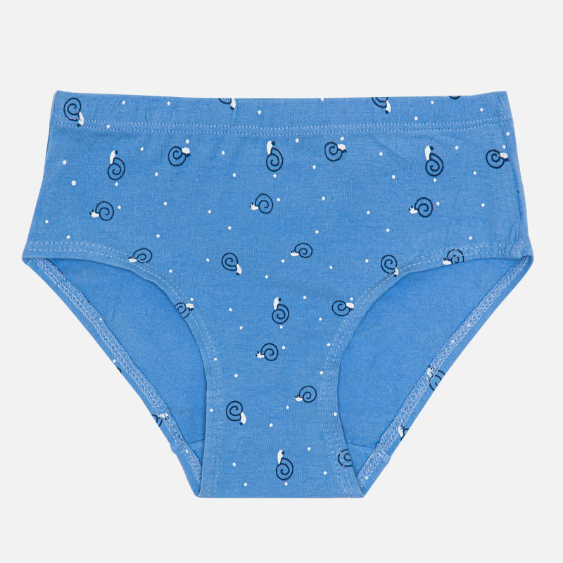 Girls Cotton Hipster Panty Inner Elastic Pack of 3 - Bodycare