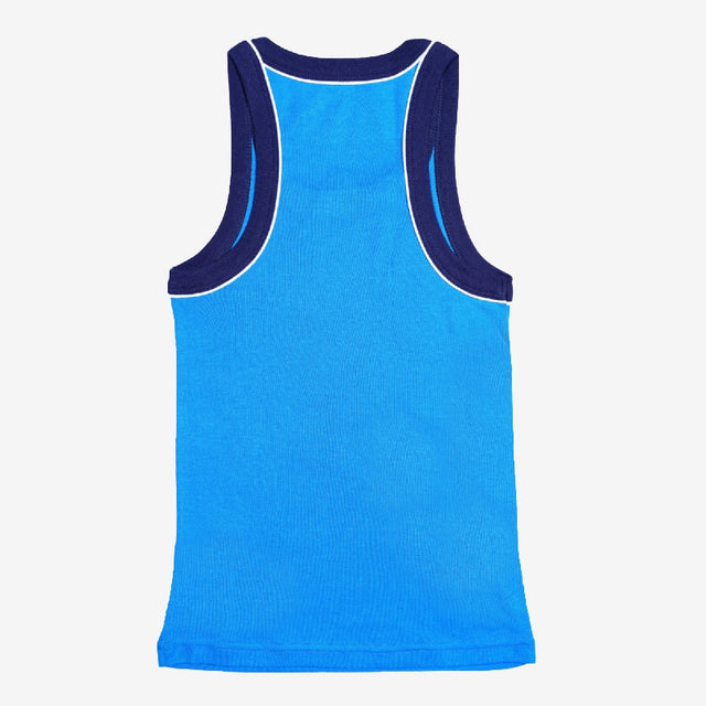 Boys Cotton Rib Vest Round Neck Sleeveless Pack of 3 - Bodycare