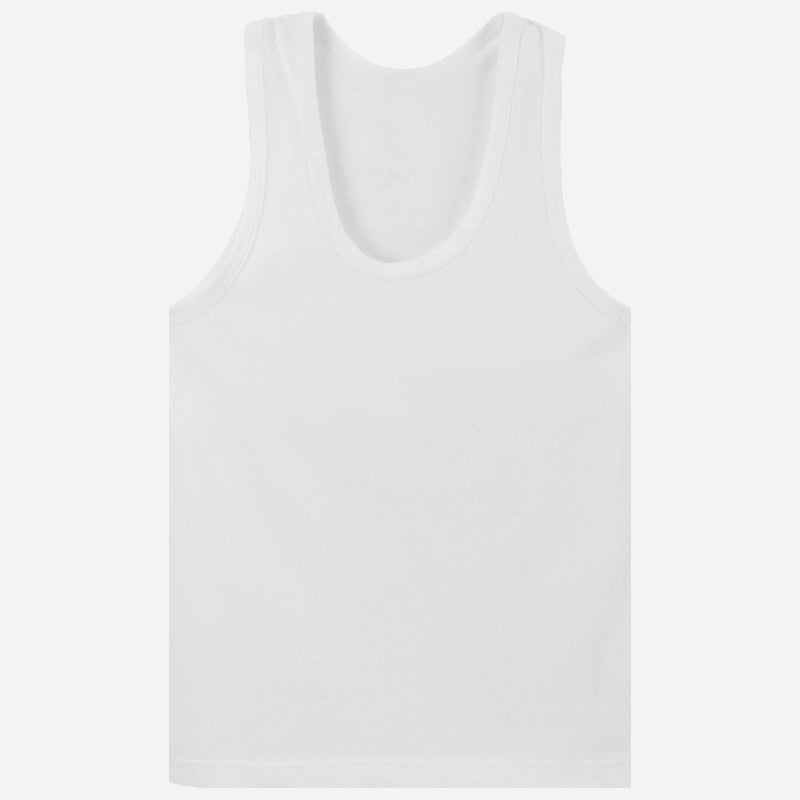Boys Cotton Vest Round Neck Sleeveless Pack of 3 - Bodycare