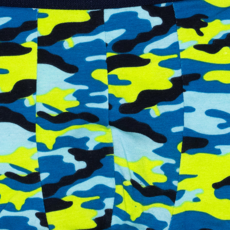 Bodycare Boys Trunk Self Design Pack of 2 - Mint & Red Grey