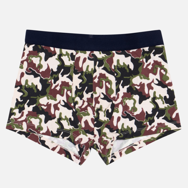 Bodycare Boys Trunk Self Design Pack of 2 - Brown & Orange Blue