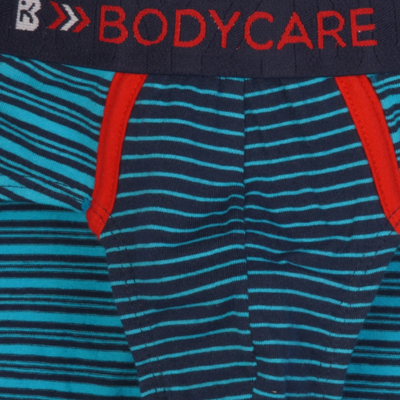 Bodycare Boys Brief Stripe Blue & Navy Pack Of 2