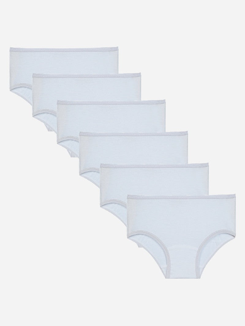 Bodycare Girls Cotton Panty Solid Pack Of 6