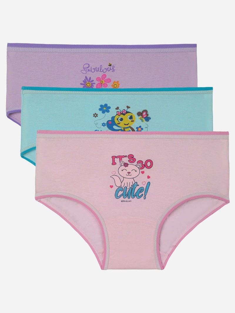 Girls Panty Top Elastic Pack of 3 - Bodycare