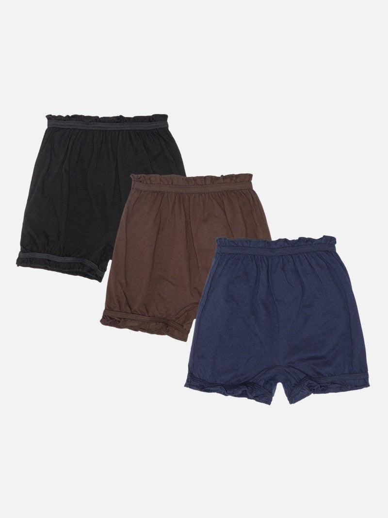 Bodycare Unisex Bloomer Solid Pack of 3 - Assorted