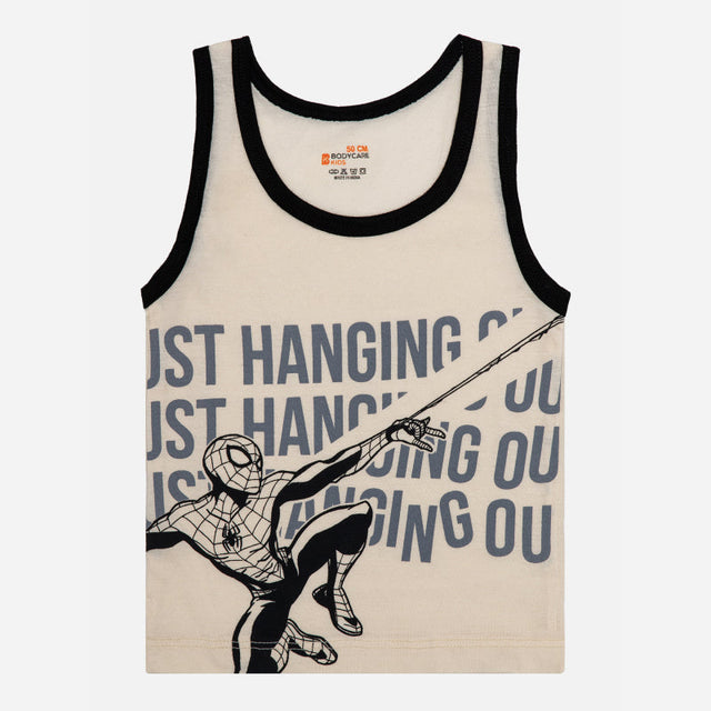 Boys 100% Cotton Sleeveless Round Neck Vest with Regular Fit for Comfortable Daily Innerwear Use - Pack of 4