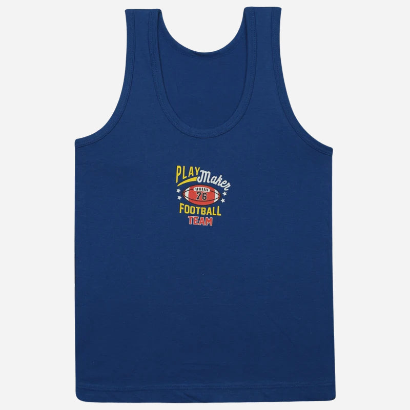 Boys Vest Round Neck Sleeveless Pack of 6 - Bodycare