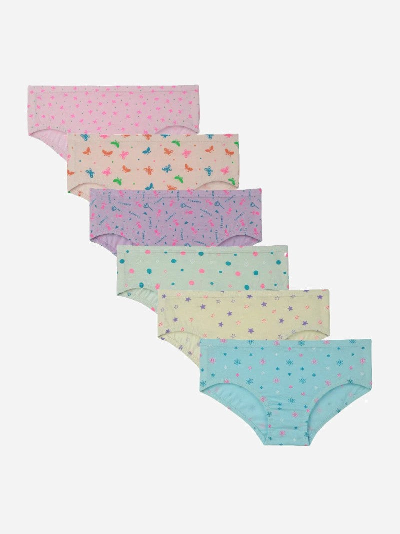 Bodycare Girls Cotton Panty Pack Of 6